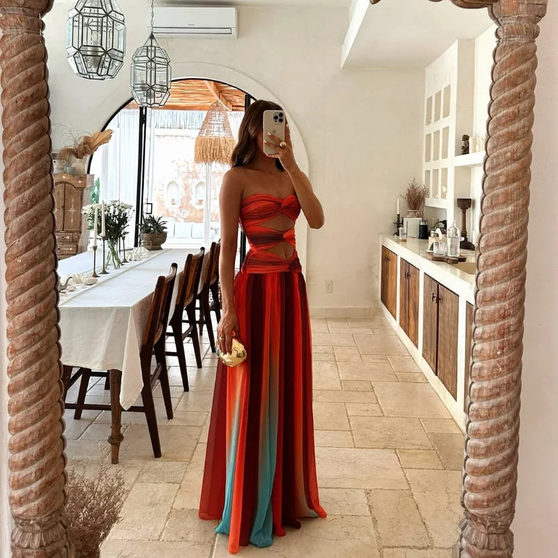 LEA Robe Corail rouge summer