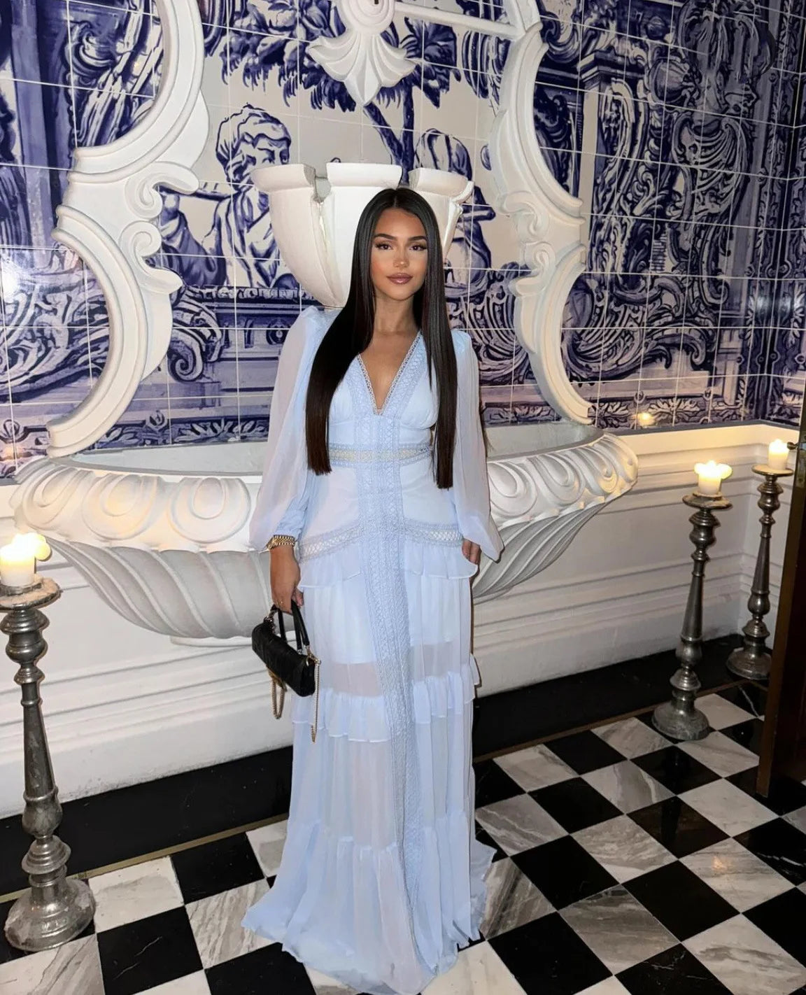 SELMA – Robe Longue Élégante Pastel Été