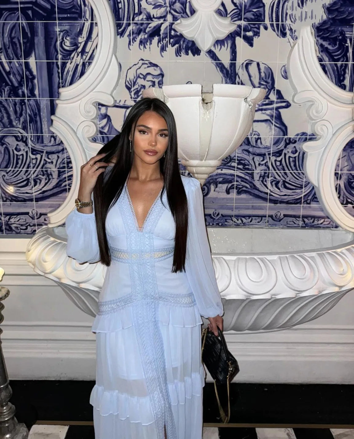 SELMA – Robe Longue Élégante Pastel Été