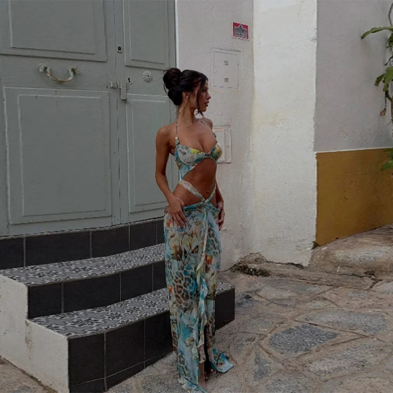 Robe Femme Été Dolsea Dos Nu & Col Pivotant Profond