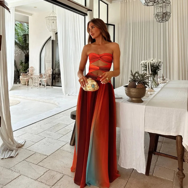 LEA Robe Corail rouge summer